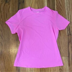 SKIMS FITS EVERYBODY T SHIRT NEON ORCHID